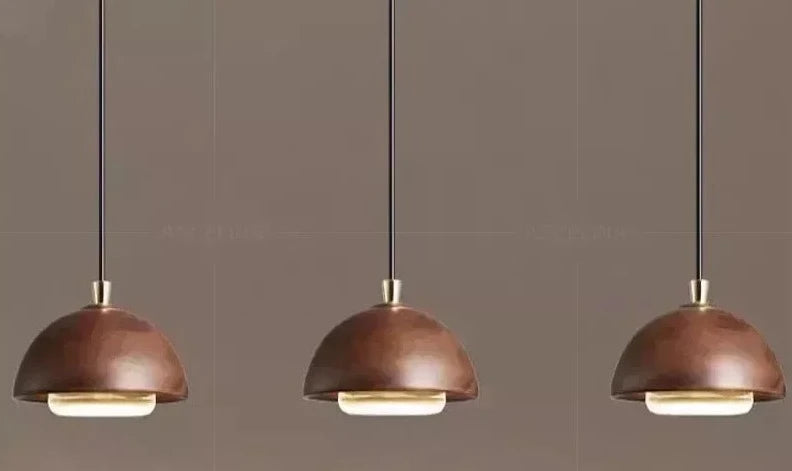 LUXE nordic led-houten hanglamp voor kookeiland