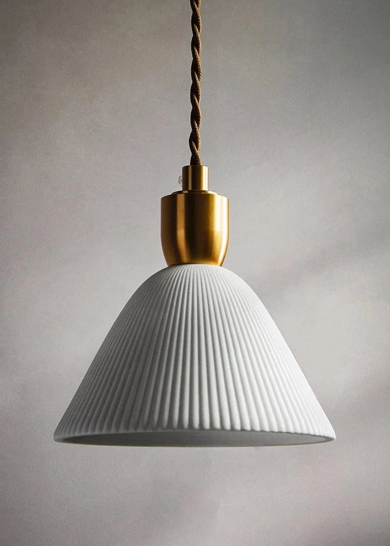 Ceramic pendant light