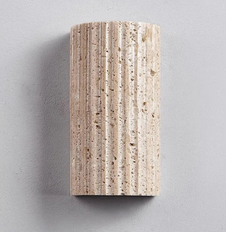 Travertine minimalist ip65 wall lamp
