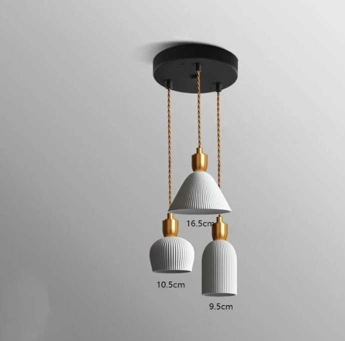 Dining ceramic pendant light