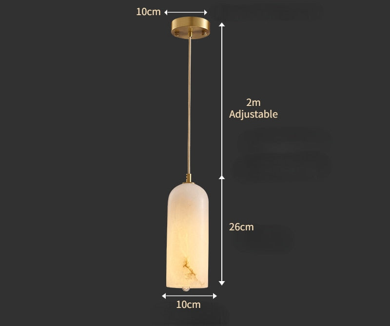 Wabi-Sabi marmor taklampa
