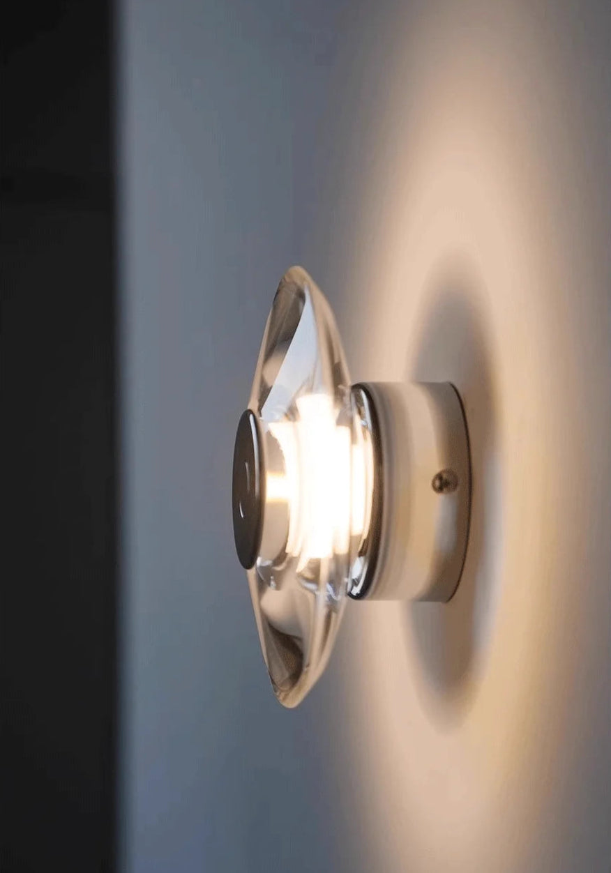 Italian crystal minimalist wall lamp