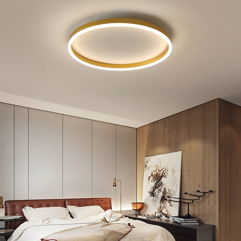 Plafonnier moderne LED de forme ronde