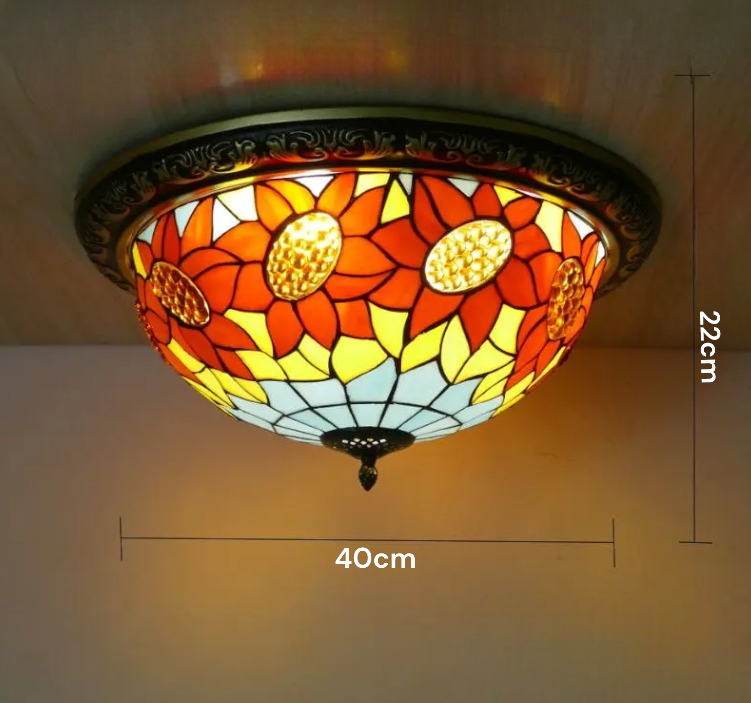 Tiffany vintage plafondlamp
