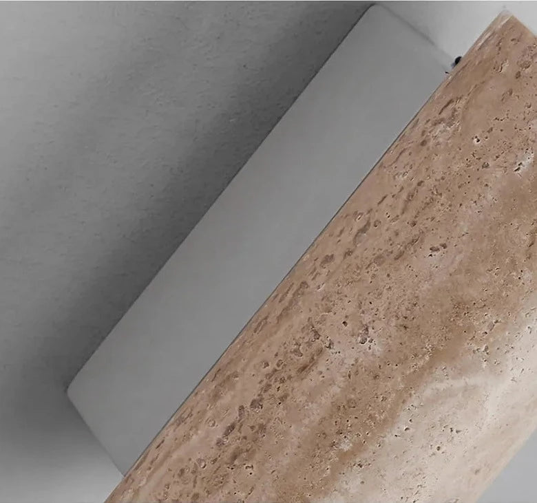 Travertin decor wandlamp