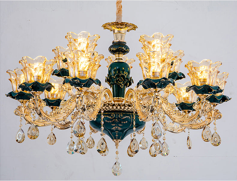 Lustre en céramique vintage