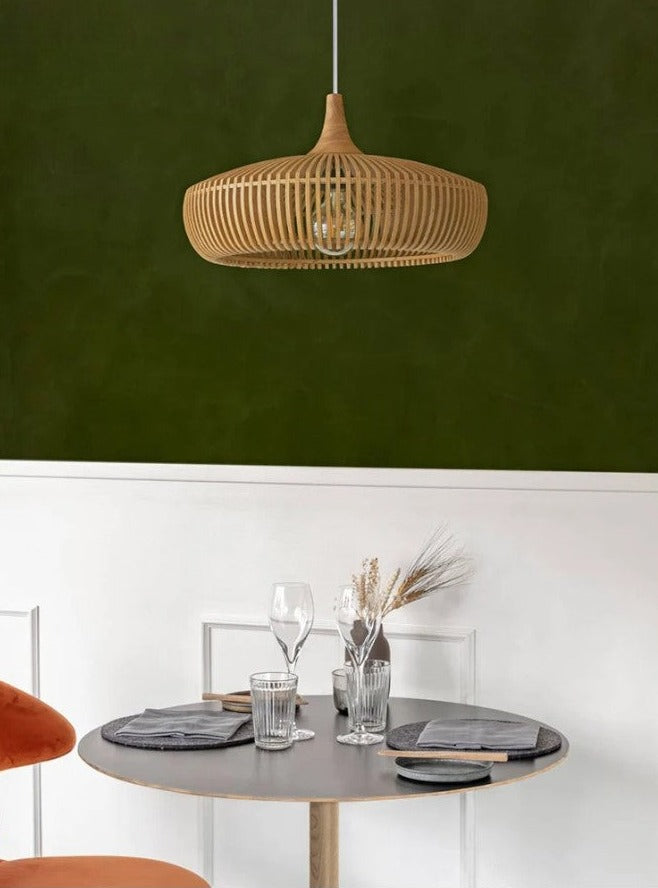 LUXE japanse retro houten boomstam hanglamp