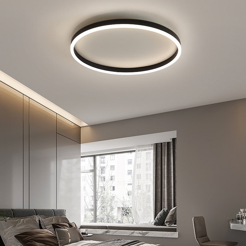 Plafonnier moderne LED de forme ronde