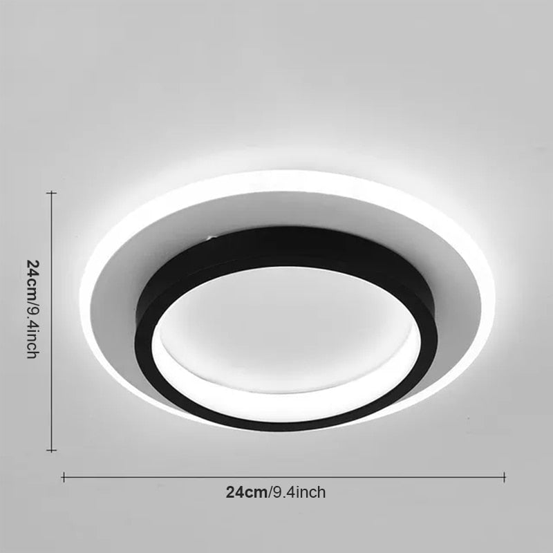 Ronde Vierkante Vorm Plafondlamp