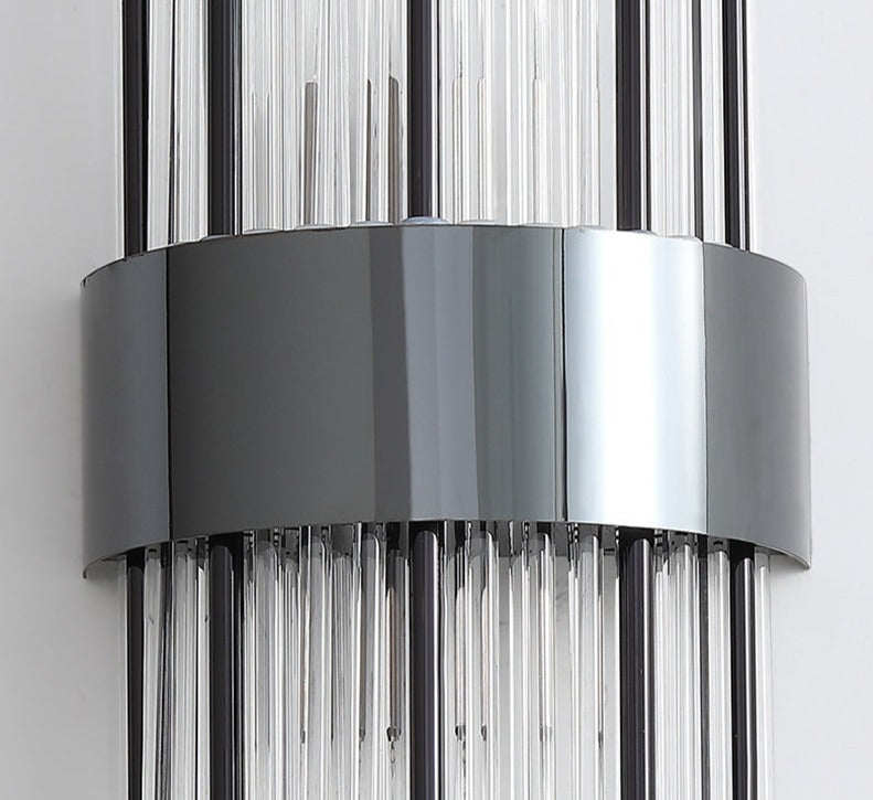 Gouden Kristallen Wandlamp
