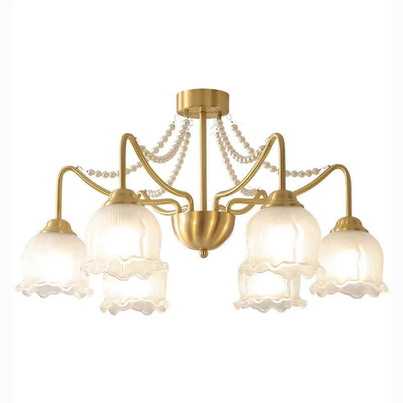 American modern design copper chandelier