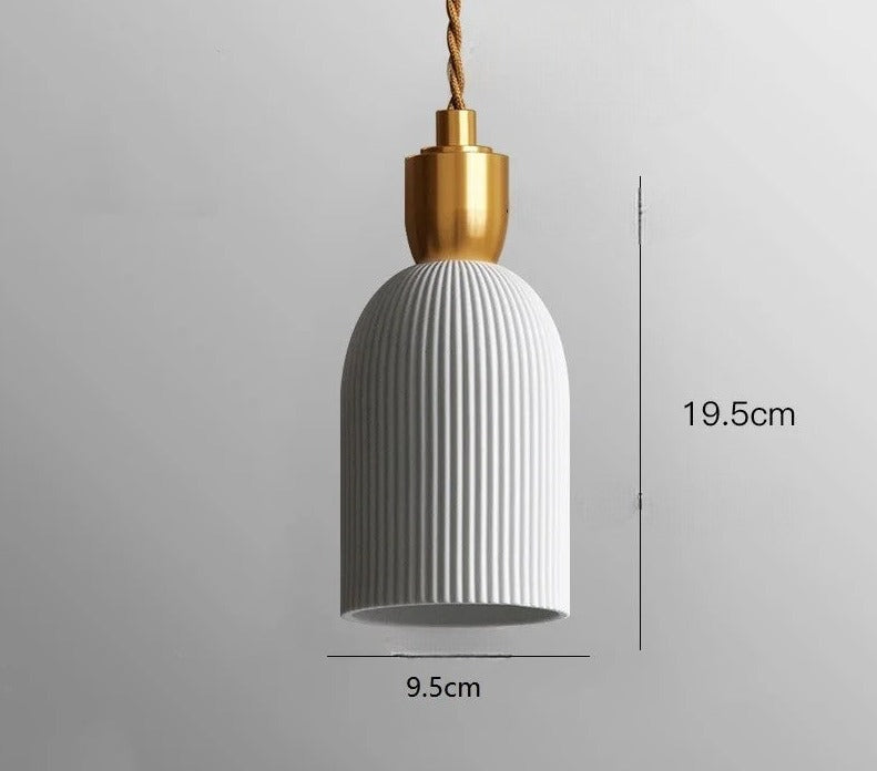 Lámpara colgante de cerámica para comedor