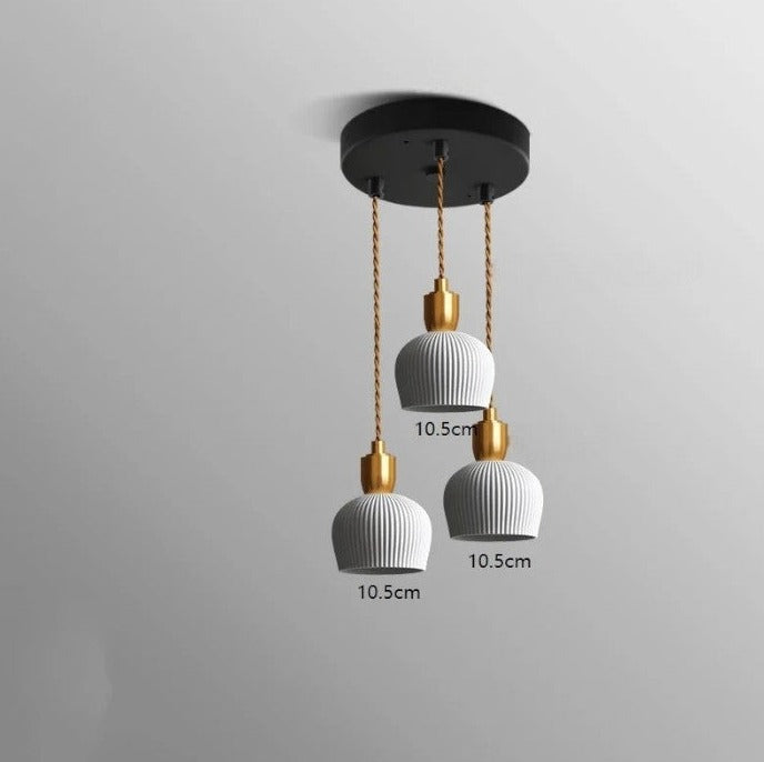 Dining ceramic pendant light