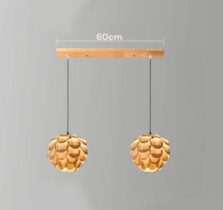 LUXE hanglamp met dennenvruchten