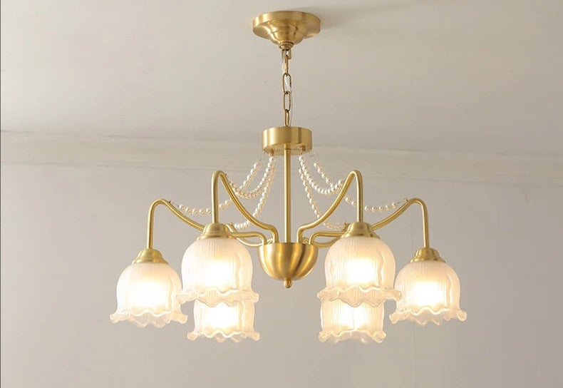 American modern design copper chandelier