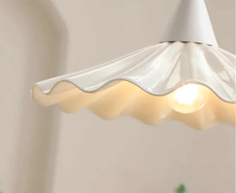 Vintage japan flower pendant light