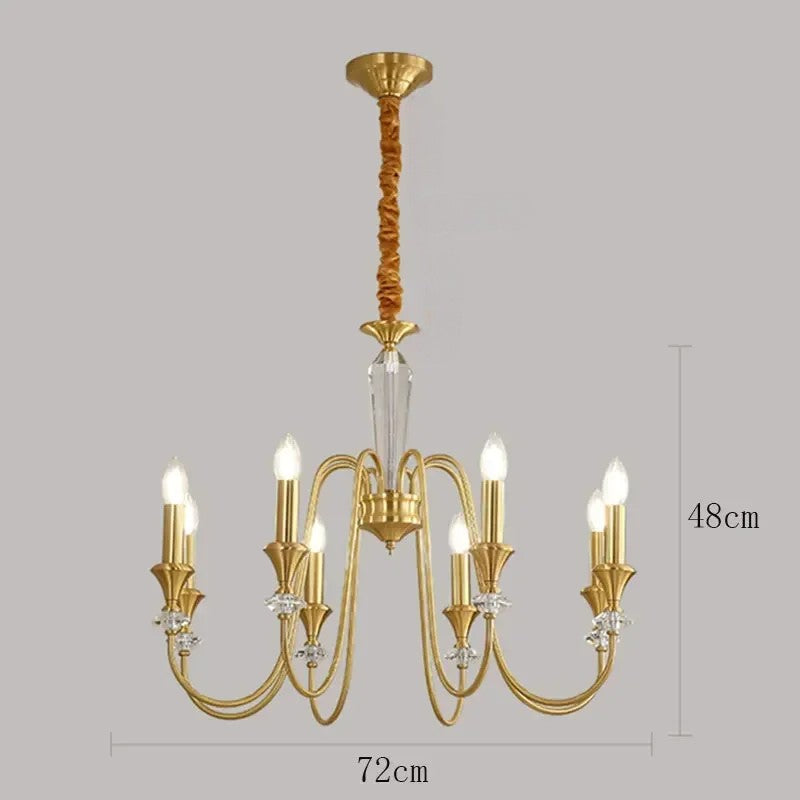 Lampadario rustico in stile country