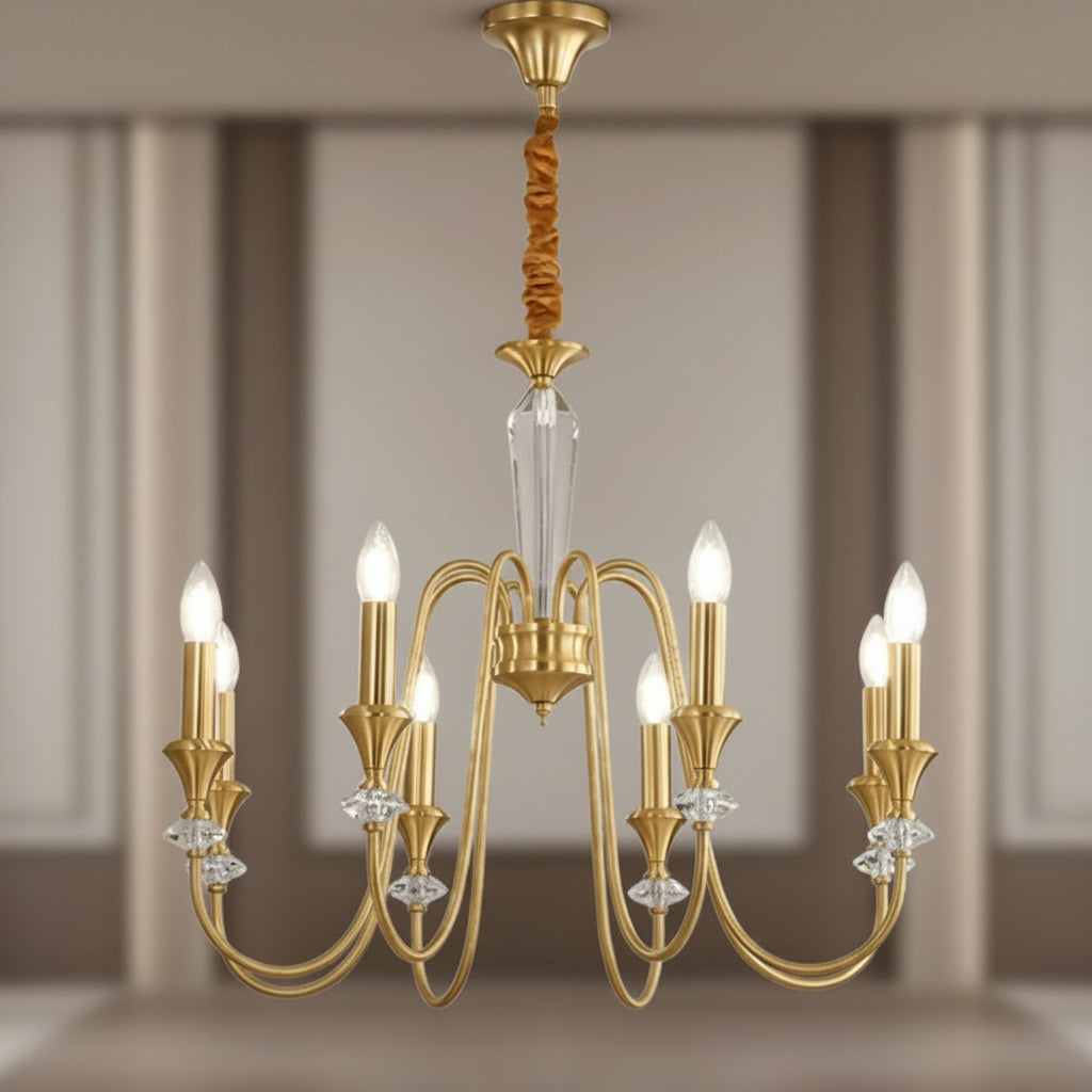 Farmhouse candle chandelier