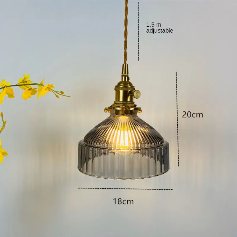 Glass Bedroom Pendant