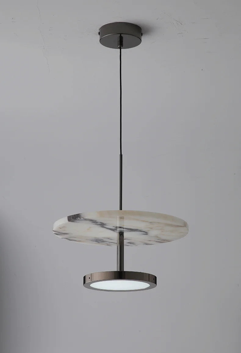 Alabaster modern luxury pendant light