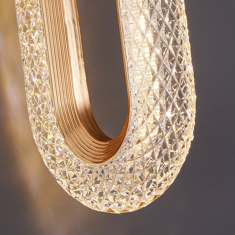 Lampe murale en cristal royal
