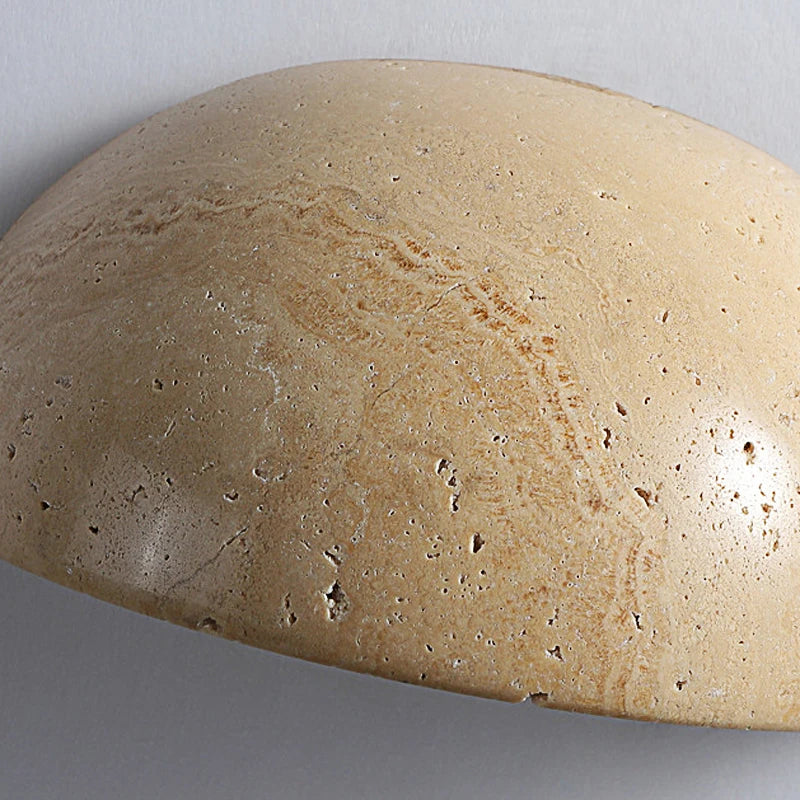 Wabi sabi stone wall lamp