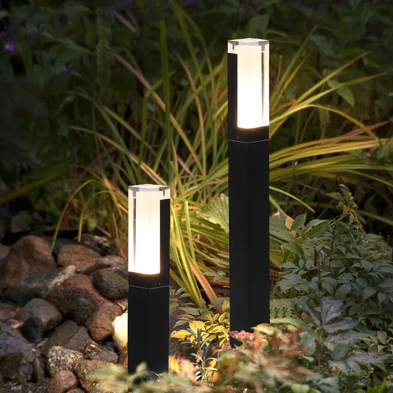 Pilier d'éclairage extérieur pour le jardin