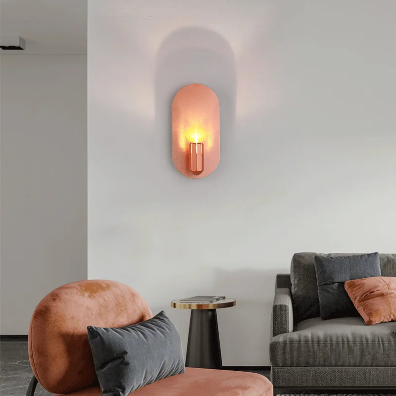 Lujosa lámpara de pared de diseño