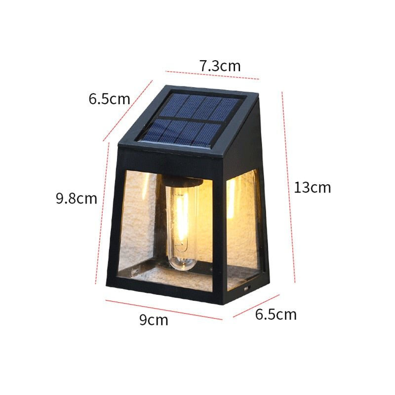 MODERNO vägglampa med solceller