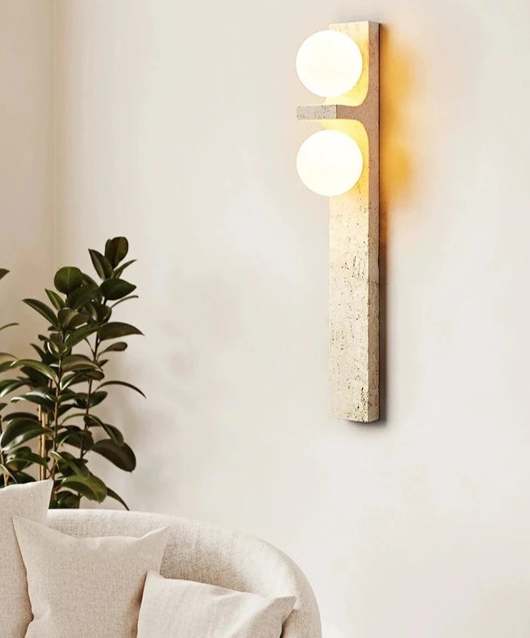 LED lång remsa sten vägglampa för vardagsrum