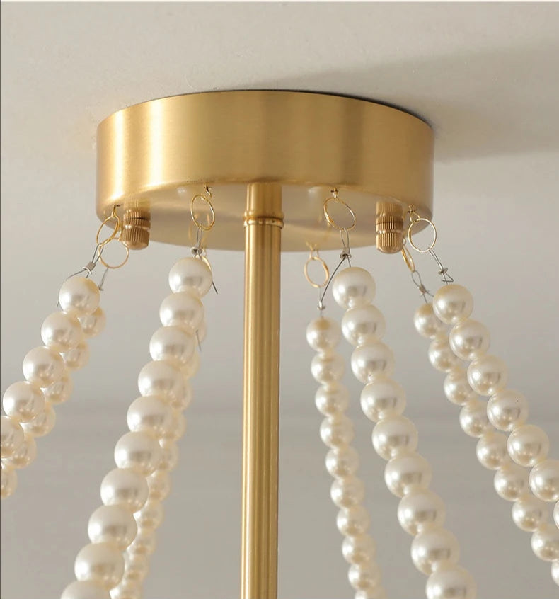 American modern design copper chandelier