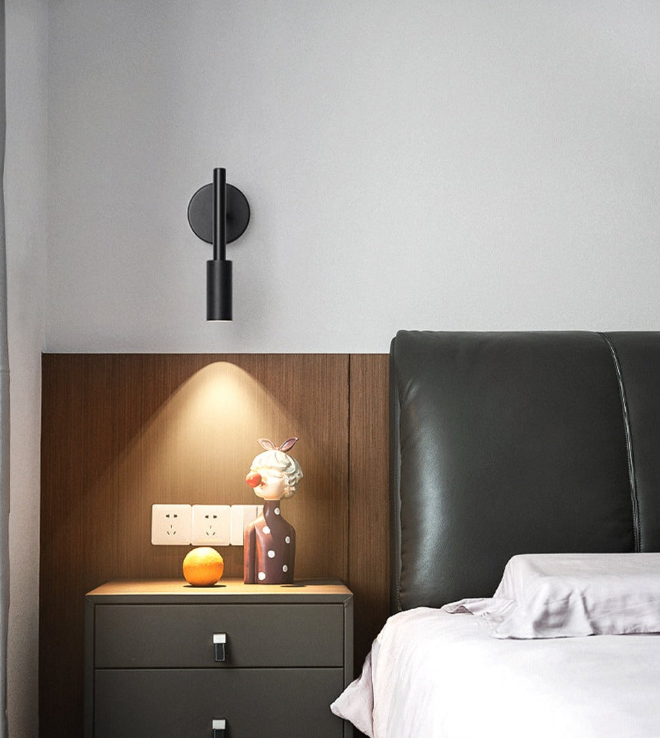 Lampe murale rotative