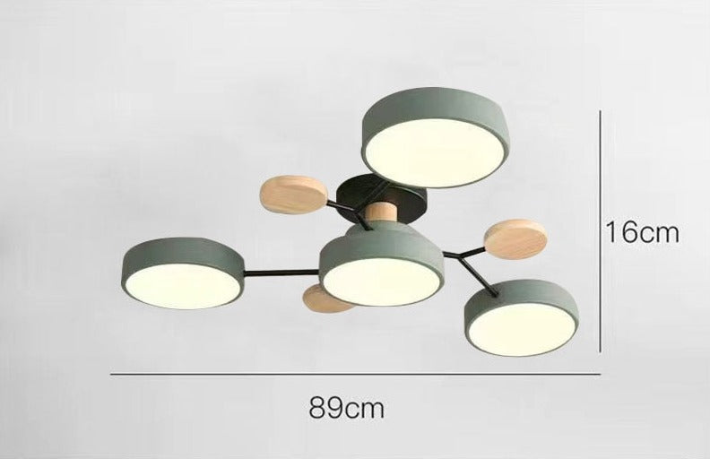 Luxueuze kunst plafondlamp