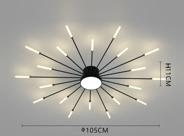 Nordisches Feuerwerk Kronleuchter