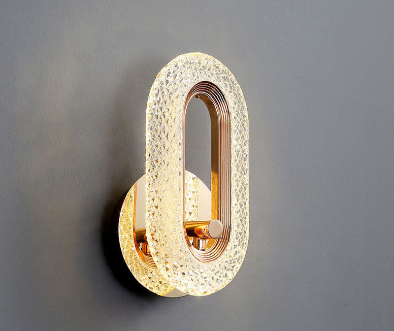 Lampe murale en cristal royal