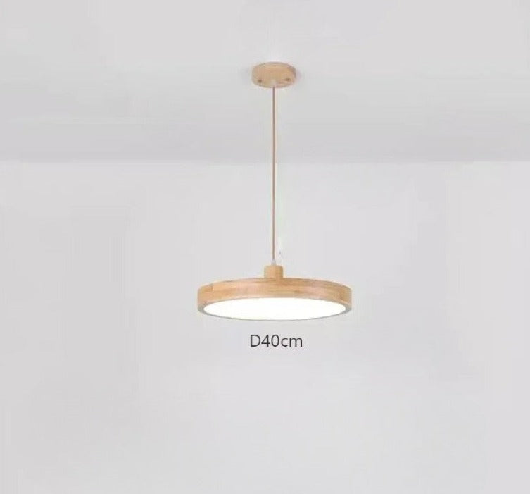 LUXE moderne japanse houten hanglamp voor de woonkamer