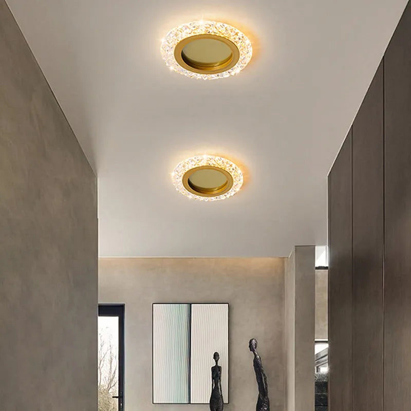 Deckenleuchte mit Kristalldesign
