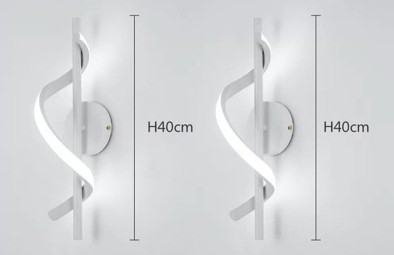 Moderne Spiraal Led Wandlamp