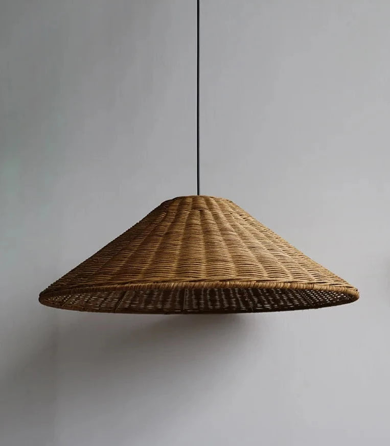 Bamboo rattan chandelier