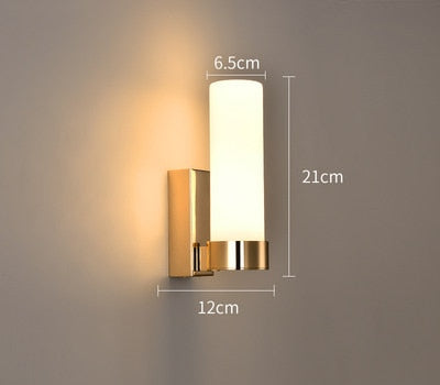 Luxe Goud Led Wandlamp