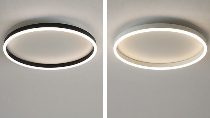Plafonnier moderne LED de forme ronde