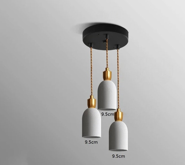 Dining ceramic pendant light