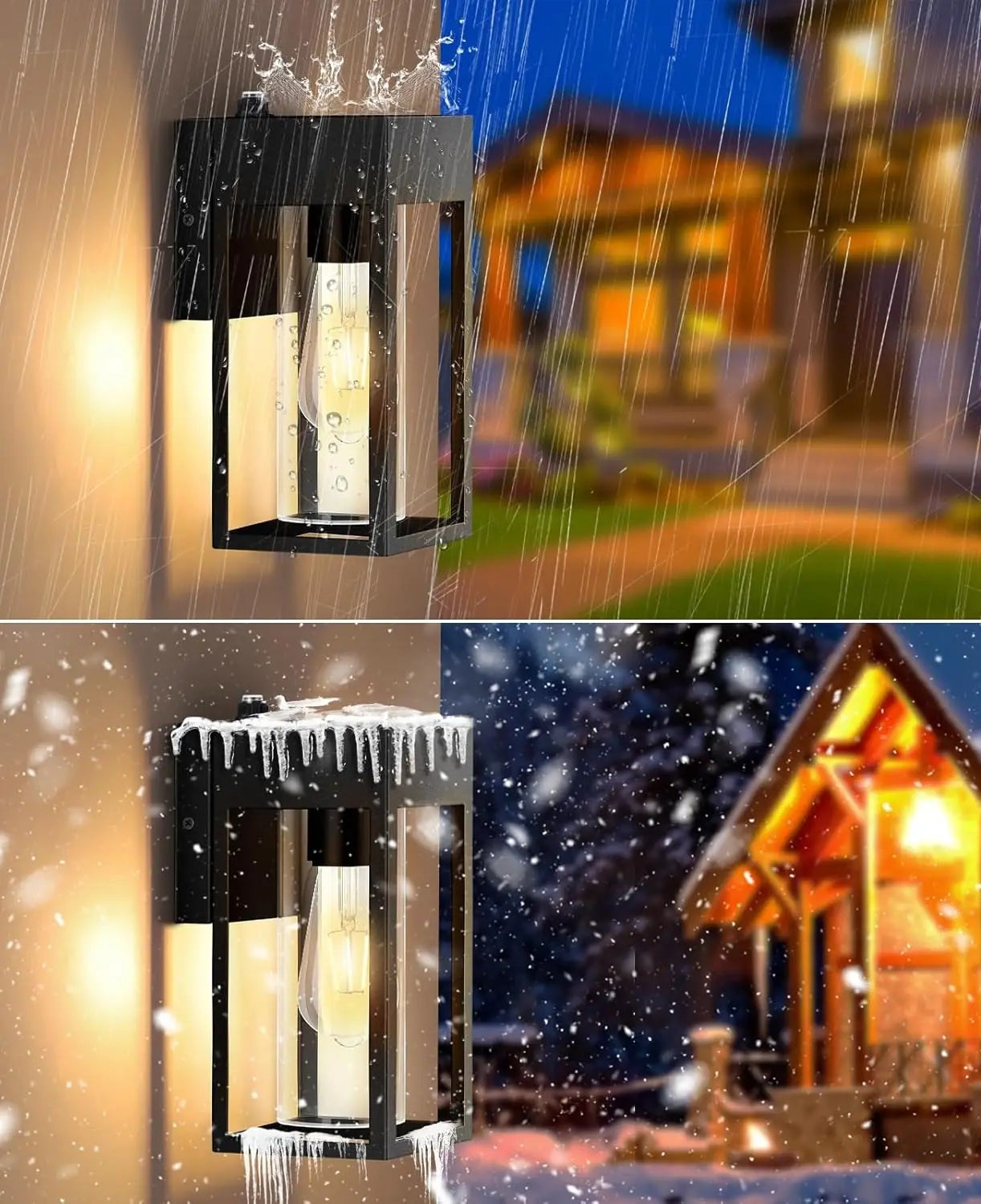Modern motion sensor porch lights
