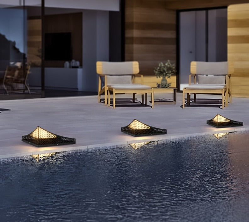 Semi-Pyramid Solar Light