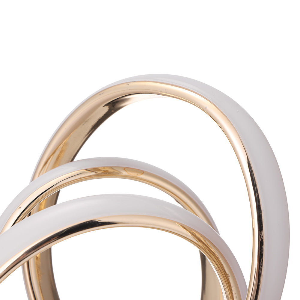 Modern spiralformad LED-bordslampa med varmt ljus