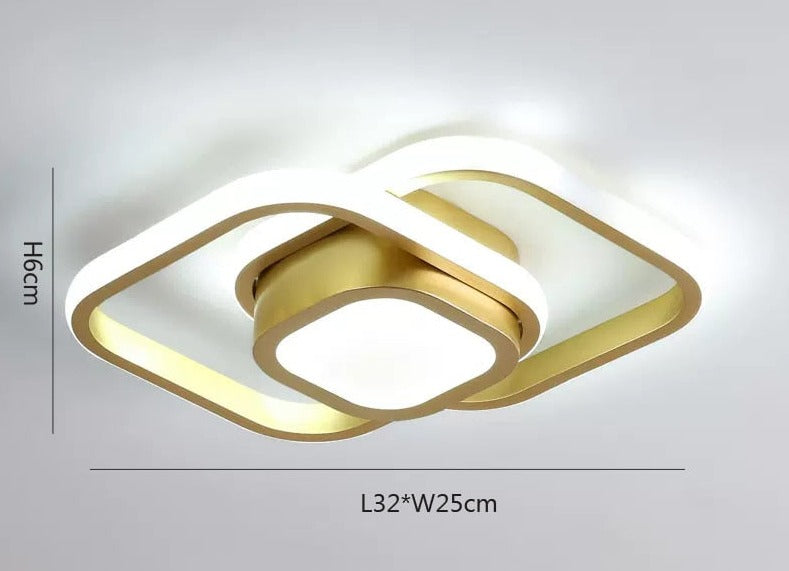 Moderne geometrische Form LED Deckenleuchte