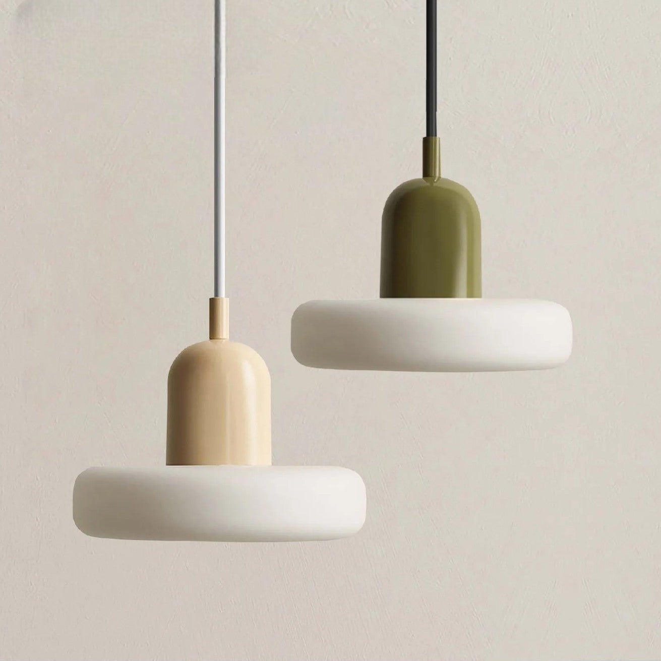 Suspension en verre LUXEY design danois pour la chambre à coucher