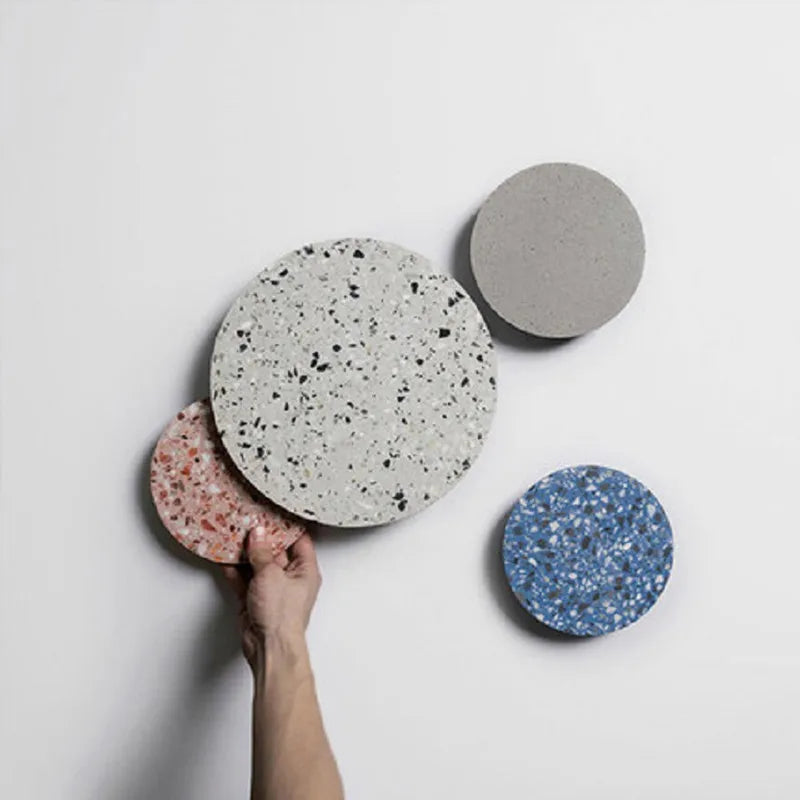 Industrial cement wall lamp