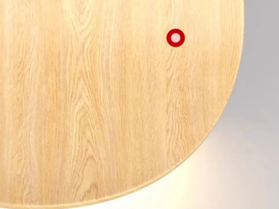 Modern wooden wall lamp