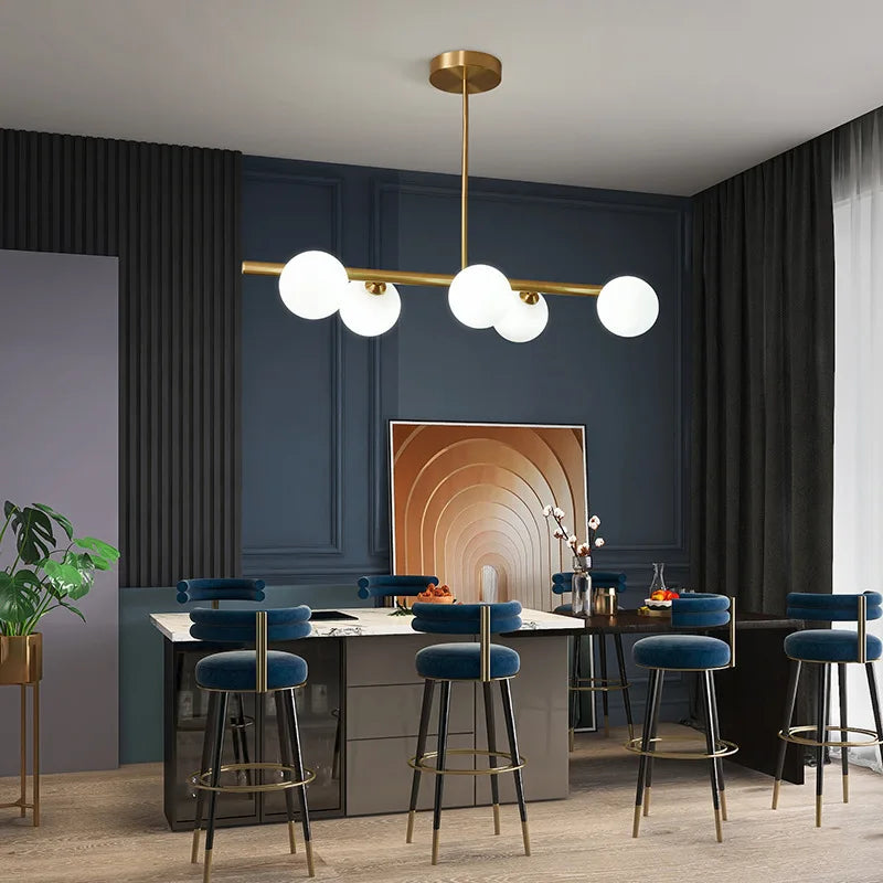 Nordischer Glühbirnen-Kronleuchter für das Esszimmer